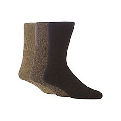 Pack of three assorted boot socks